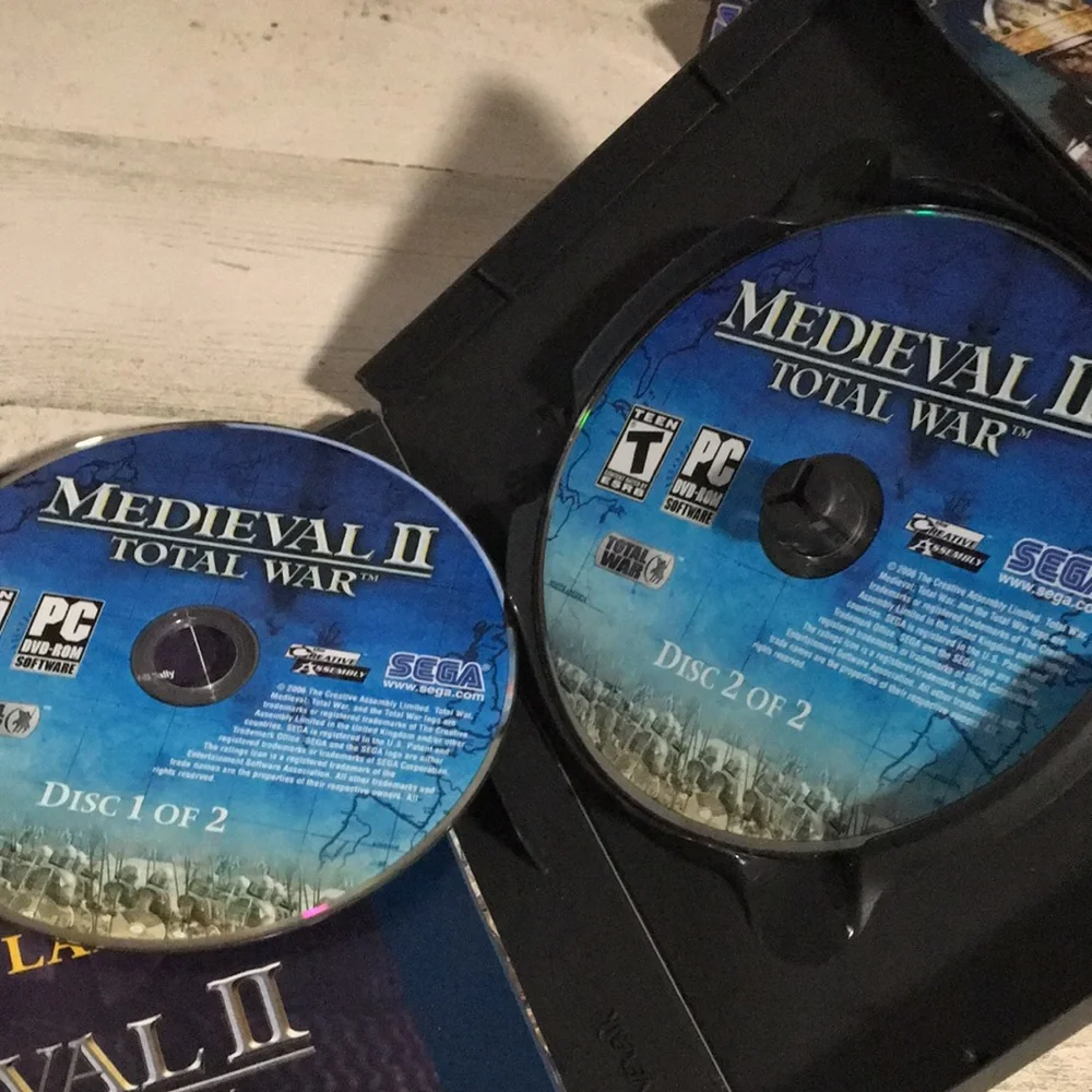 Medieval II Total War PC DVD Rom Windows 2000/XP vintage